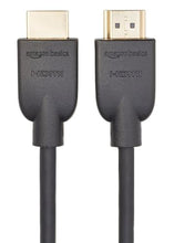 Charger l'image dans la galerie, Amazon Basics Lot de 3 câbles HDMI 4K de 1.8 m - Haute performance 18 Gbps avec Ethernet, 4K@60Hz, 2160p, Noir