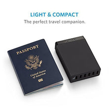 Charger l'image dans la galerie, Anker Chargeur Secteur USB PowerPort 6 Ports 60W - Chargeur mural avec technologie PowerIQ, Adaptateur de Voyage pour smartphones et tablettes: iPhone, iPad, Samsung et autres