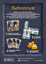 Charger l'image dans la galerie, GIGAMIC - AMSABO - Jeu de Carte - 8 ans to 99 ans- Saboteur Noir