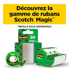 Charger l'image dans la galerie, Scotch Ruban Magic - 1 Rouleau 19 mm x 7,5 m + Dévidoir manuel - Idéal pour le Bureau et l'École