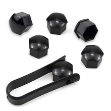 Charger l'image dans la galerie, NATUCE 20PCS 17 mm Universel Capuchons d'écrou de Roue, Noir Boulon Ecrou Couvre pour écrous de Roue, Roue Écrou Roue Couverture Voiture Couvre, Capuchons Protection Hexagonal avec Outil Demontage