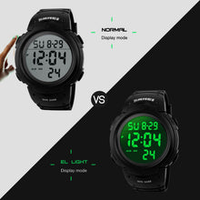 Charger l'image dans la galerie, VDSOW Montre de Sport étanche avec Alarme/Chronomètre, Large Poignet Militaire avec rétro-éclairage LED pour Homme