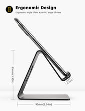 Charger l'image dans la galerie, Lamicall Support Téléphone, Dock Téléphone - Support Téléphone Bureau pour iPhone 16 Pro Max Plus, 15/14/13/12 Pro Max Plus Mini XS XR X 8 7 6, Huawei, Samsung S10 S9 S8, d'autres Smartphones - Noir