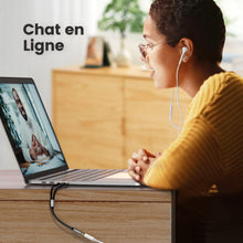 Charger l'image dans la galerie, UGREEN Adaptateur Jack Audio Stéréo 3.5mm Adaptateur Micro Casque Femelle vers 2 Mâle Câble Splitter Y Jack Audio Compatible avec Ordinateur PC Haut Parleur Enceinte 20cm