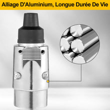 Charger l'image dans la galerie, Spurtar Prise Remorque 7 Broches, Adaptateur Prise Remorque Faisceau Remorque 7 Broches, Connecteur de Remorque Voiture 12V, Prise Remorque Connecteur Plug Standard Européen Accessoires de Remorque