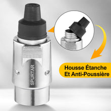Charger l'image dans la galerie, Spurtar Prise Remorque 7 Broches, Adaptateur Prise Remorque Faisceau Remorque 7 Broches, Connecteur de Remorque Voiture 12V, Prise Remorque Connecteur Plug Standard Européen Accessoires de Remorque