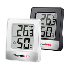 Charger l'image dans la galerie, ThermoPro TP49 Petit Hygromètre Numérique D'intérieur Thermomètre D'ambiance Moniteur de Température et Humidimètre pour Le Confort du Bureau à Domicile Thermomètre de Reptile