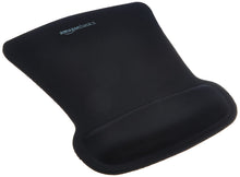 Charger l'image dans la galerie, Amazon Basics - Tapis de Souris irrégulier avec Repose-Poignet en Gel, Noir