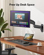 Charger l'image dans la galerie, HUANUO Support Mural pour Écrans Ultra-Large de 24"-35", Support Ecran PC Mural à Mouvement Complet, Support Mural pour Moniteur, Support VESA 75/100/200mm, Capacité de Charge 3-12KG