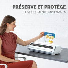Charger l'image dans la galerie, Pochettes de plastification Fellowes au format A4, 80 microns, Pack de 100 Feuilles à plastifier, Finition Brillante, Technologie ImageLast Aspect Haute Qualité, Idéal pour les photos et affiches