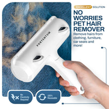 Charger l'image dans la galerie, PORTENTUM Brosse Chat Anti Poils Animaux Chien, Brosse Ramasse Enlève Poils, Magique Réutilisable pour Poils, Rouleau à Poils d'animaux, Épilateur pour Canapé, Arbre à Chat, Voiture, lit, Tapis,Panier