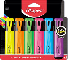 Charger l'image dans la galerie, Maped Fluo'Peps Classic 742557 Pochette de 6 Surligneurs