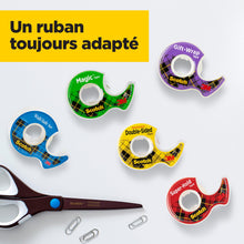 Charger l'image dans la galerie, Scotch Ruban Magic - 1 Rouleau 19 mm x 7,5 m + Dévidoir manuel - Idéal pour le Bureau et l'École