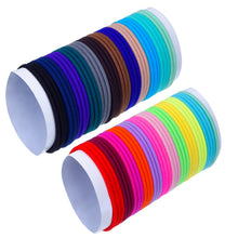 Charger l'image dans la galerie, Multicolor Élastiques Bande de Cheveux Aucun Métal Élastiques Doux 69 Pièces 3mm