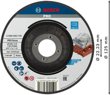 Charger l'image dans la galerie, Bosch Accessories 2608603174 Disque à tronçonner à moyeu déporté standard for stone C 30 S BF 125 mm 22,23 mm 2,5 mm