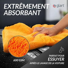 Charger l'image dans la galerie, Glart Chiffon de séchage pour voiture, Microfibre, 60x90cm