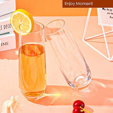 Charger l'image dans la galerie, Design Master Verres à Flûte de Champagne sans Pied Verres de Boisson sans Plomb Verres à Vin Tout Usage