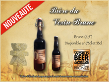 Charger l'image dans la galerie, Bière du Vexin Brune 75cl X4 du Champ à La Chope
