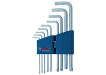 Charger l'image dans la galerie, Bosch Professional set de 9 clés Torx coudées (10,0 - 50,0 mm)
