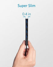 Charger l'image dans la galerie, Anker Data Hub 4 Ports USB 3.0 Ultra Fin avec câble étendu de 60 cm - Hub USB 3.0 pour Macbook, Mac Pro / mini, iMac, Surface Pro, XPS, Notebook PC, clés USB, disques durs externes, etc.
