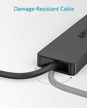 Charger l'image dans la galerie, Anker Data Hub 4 Ports USB 3.0 Ultra Fin avec câble étendu de 60 cm - Hub USB 3.0 pour Macbook, Mac Pro / mini, iMac, Surface Pro, XPS, Notebook PC, clés USB, disques durs externes, etc.
