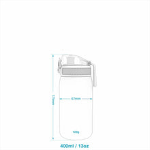 Charger l'image dans la galerie, Ion8 Gourde Enfant Acier Inoxydable 400ml, Anti-Fuite, Facile à Ouvrir, Verrouillage Sécurisé, Lavable au Lave-Vaisselle, Poignée de Transport, Facile à Nettoyer, Durable, Aqua Métallisé
