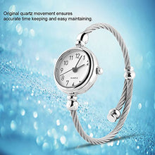 Charger l'image dans la galerie, Montre à quartz pour femme Femmes Analogique Quartz, bracelet ouvert avec bracelet en alliage rond analogique femelle(#04)

