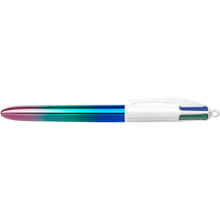 Charger l'image dans la galerie, BIC 4 Couleurs Gradient, Stylo 4 Couleurs, Stylo à Bille Rétractable, Effet Métallisé, Pointe Moyenne (1 mm), Lot de 5,
