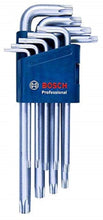 Charger l'image dans la galerie, Bosch Professional set de 9 clés Torx coudées (10,0 - 50,0 mm)
