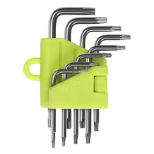 Charger l'image dans la galerie, LIHAO Clés Torx Coudée, Kit de 8 Pièces Clés Allen, Tournevis Etoile T5 T6 T7 T8 T9 T10 T15 T20, Ensembles de Clés Outillage à Main Hexagonales
