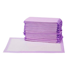 Charger l'image dans la galerie, Amazon Basics Lot de 20 Tapis pour bac de litière pour Chat, Parfum Frais, Violet, Blanc

