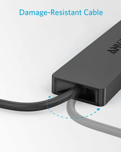 Charger l'image dans la galerie, Anker Data Hub 4 Ports USB 3.0 Ultra Fin avec câble étendu de 60 cm - Hub USB 3.0 pour Macbook, Mac Pro / mini, iMac, Surface Pro, XPS, Notebook PC, clés USB, disques durs externes, etc.
