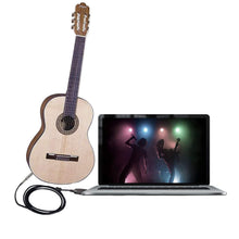 Charger l'image dans la galerie, SiYear Câble USB de guitare – Interface USB 2.0 mâle vers TS mono 6,35 mm (1/4") câble convertisseur de guitare électrique, câble audio studio, guitare, ordinateur, adaptateur pour instruments
