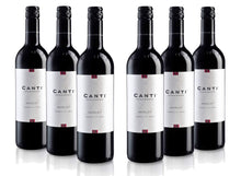 Charger l'image dans la galerie, Canti - Merlot Vin Rouge Italien Sec 11,5%, Saveur Équilibrée avec un Goût Fruité Rond, 6x750 ml
