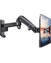 Charger l'image dans la galerie, HUANUO Support Mural pour Écrans Ultra-Large de 24"-35", Support Ecran PC Mural à Mouvement Complet, Support Mural pour Moniteur, Support VESA 75/100/200mm, Capacité de Charge 3-12KG
