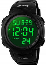 Charger l'image dans la galerie, VDSOW Montre de Sport étanche avec Alarme/Chronomètre, Large Poignet Militaire avec rétro-éclairage LED pour Homme
