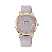 Charger l'image dans la galerie, Generico Montre femme mince mince boîtier en acier bracelet en métal automatique poignet VINTAGE moderne quartz fille mode or rose argent F04a, Noir , Vintage-Moderne
