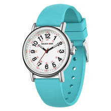 Charger l'image dans la galerie, GOLDEN HOUR Montre D'infirmière étanche pour Professionnels de la Médecine, étudiants, Femmes et Hommes – Cadran Lumineux Facile à Lire, 24 Heures avec Aiguille des Secondes
