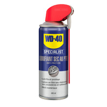 Charger l'image dans la galerie, WD-40 Specialist • Lubrifiant Sec Au PTFE • Spray Double Position • Anti Friction • Lubrifie en laissant un film sec • Compatible tous métaux, plastique et verre • 400 ML
