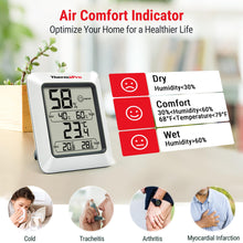 Charger l'image dans la galerie, ThermoPro TP50 Hygromètre Numérique Intérieur Thermomètre D'ambiance et Indicateur &amp; Moniteur D'humidité et de Température
