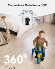 Charger l'image dans la galerie, Imou 2K(3MP) Caméra Surveillance WiFi Intérieure Caméra 360° Connectée Smartphone avec Détection Humaine AI Suivi Intelligent Sirène Audio Bidirectionnel Compatible Alexa pour Bébé/Animaux

