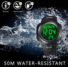 Charger l'image dans la galerie, VDSOW Montre de Sport étanche avec Alarme/Chronomètre, Large Poignet Militaire avec rétro-éclairage LED pour Homme
