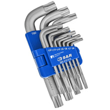 Charger l'image dans la galerie, S&amp;R Clefs Torx Hexagonales - Jeu 15 Clés Torx à étoile sans trous Extra Résistantes TX6 – TX60. Torx 6/7 / 8/9 / 10/15 / 20/25 / 27/30 / 40/45 / 50/55 / 60
