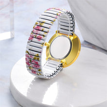 Charger l'image dans la galerie, JewelryWe Montre à Bracelet Extensible Femme - Montre Simple Élégante Ultra-Claire &amp; Facile à Lire (Blanc)
