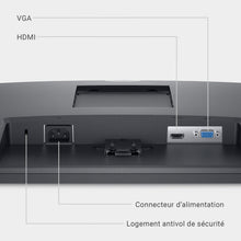 Charger l'image dans la galerie, Dell SE2722HX 27" Full HD (1920x1080) Écran PC, 75Hz, VA, 4ms, AMD FreeSync, HDMI, VGA, Garantie 3 ans, Noir
