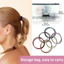 Charger l'image dans la galerie, Hanyousheng Bandes Elastiques pour Cheveux, Multicolore Cravates Elastiques, Aucun Métal Élastiques Doux Élastiques Cravates à Cheveux, 200 Pièces 4.5cm Houchous de Cheveux pour Femme &amp; Filles
