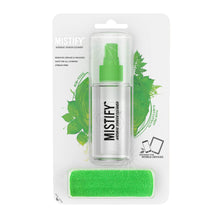 Charger l'image dans la galerie, Nettoyant pour écran naturel Mistify 120 ml et chiffon microfibre [ Smartphone Tablette Ordinateurs portables Claviers à écran tactile Oleophoebic Smartwatch LED TV LCD 4K ]

