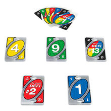 Charger l'image dans la galerie, Mattel Games UNO DÉFIS Jeu de Cartes Réservé aux Adultes pour Les Soirées Jeux, Les Voyages, Le Camping et Les Fêtes, Version Française, JBF59
