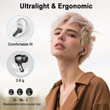 Charger l'image dans la galerie, Ecouteurs Bluetooth sans Fil, Écouteurs Bluetooth 5.4 avec Hi-FI Son Stéréo, 36H Écouteurs sans Fil avec 4 ENC Mic, Casque Bluetooth avec Écran LED, IPX7 Étanche Oreillette Bluetooth pour iOS/Android
