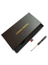 Charger l'image dans la galerie, HANNAH MARTIN Très Mince Montre pour Femme Quartz Analogique Étanche Acier Inoxydable (Surface Blanche, Ceinture Argent)
